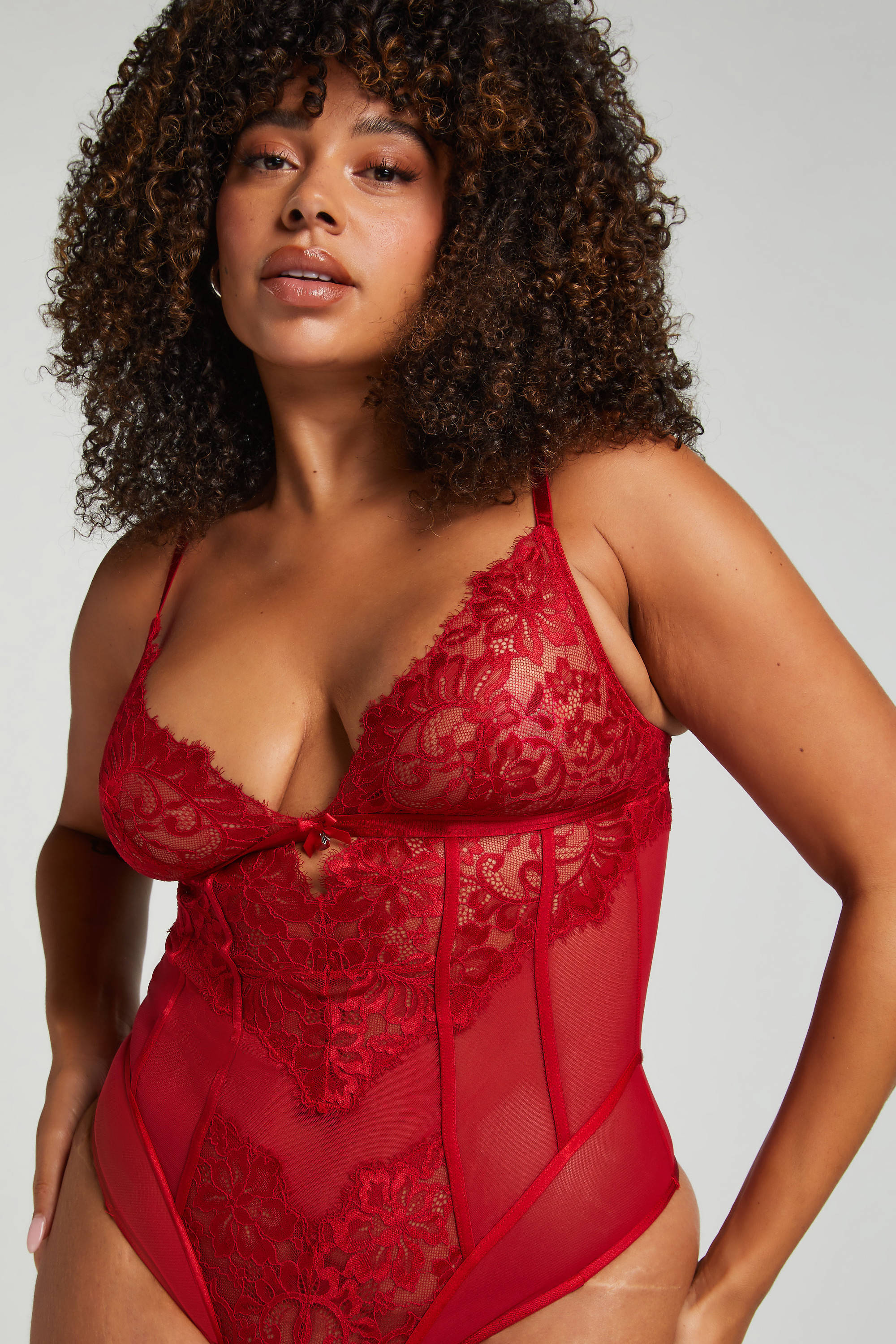 Hunkemöller stringbody Charlotta rood