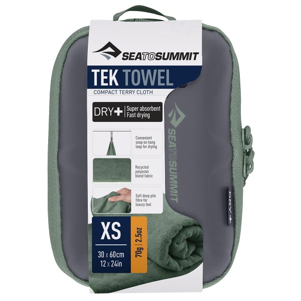 Serviette de voyage SEA TO SUMMIT TEK TOWEL XS SAGE