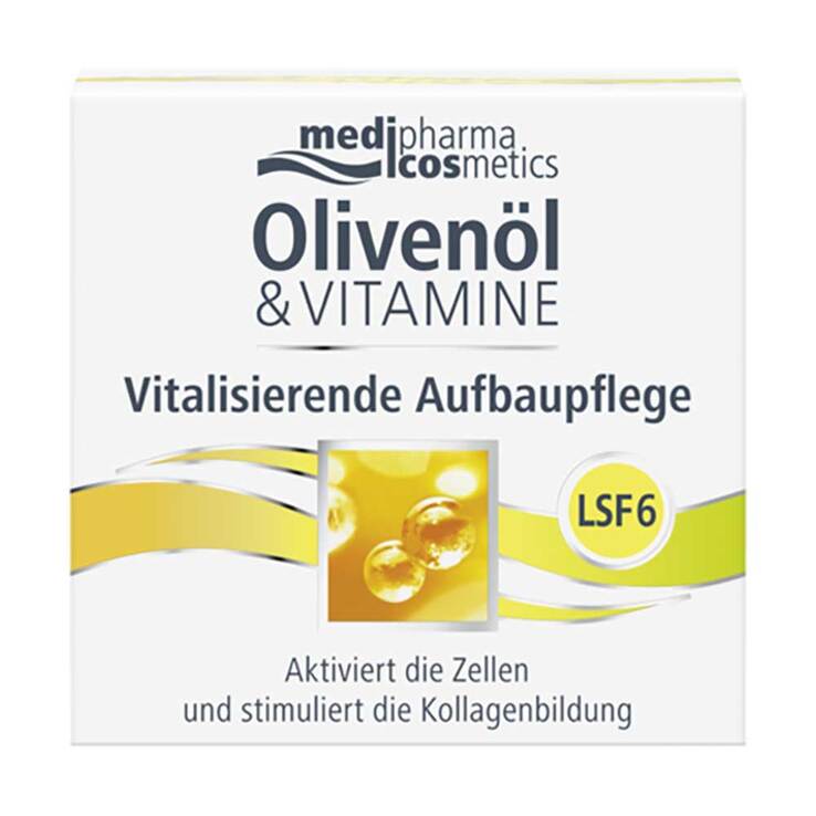 Olivenöl & Vitamine vitalisierende Aufbaupflege mit LSF 6, 50 ml