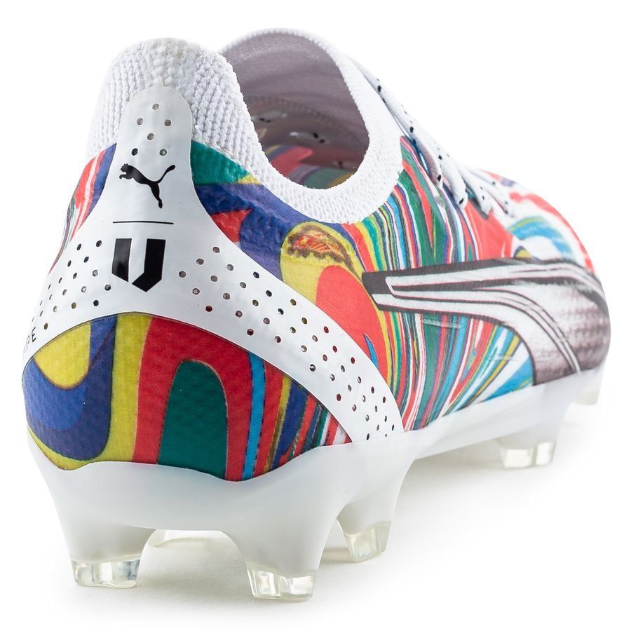 PUMA X Unisport Ultra Ultimate FG/AG Flags of the World - Blanc/Noir/Rouge/Vert ÉDITION LIMITÉE