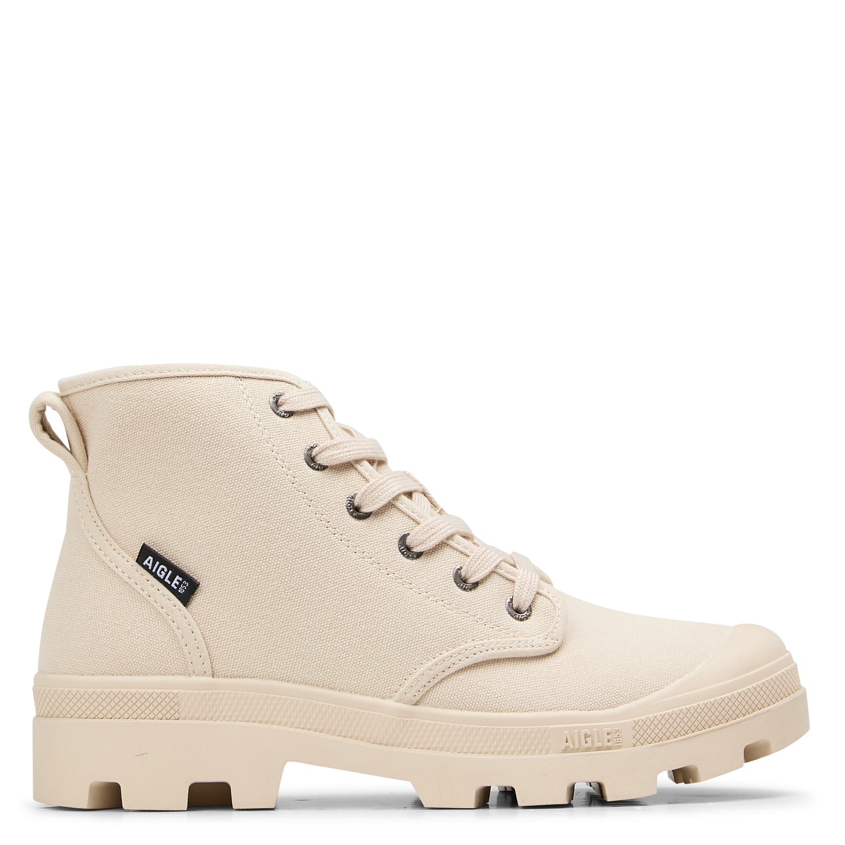 TENERE CVS - Boots à lacets en coton | Beige