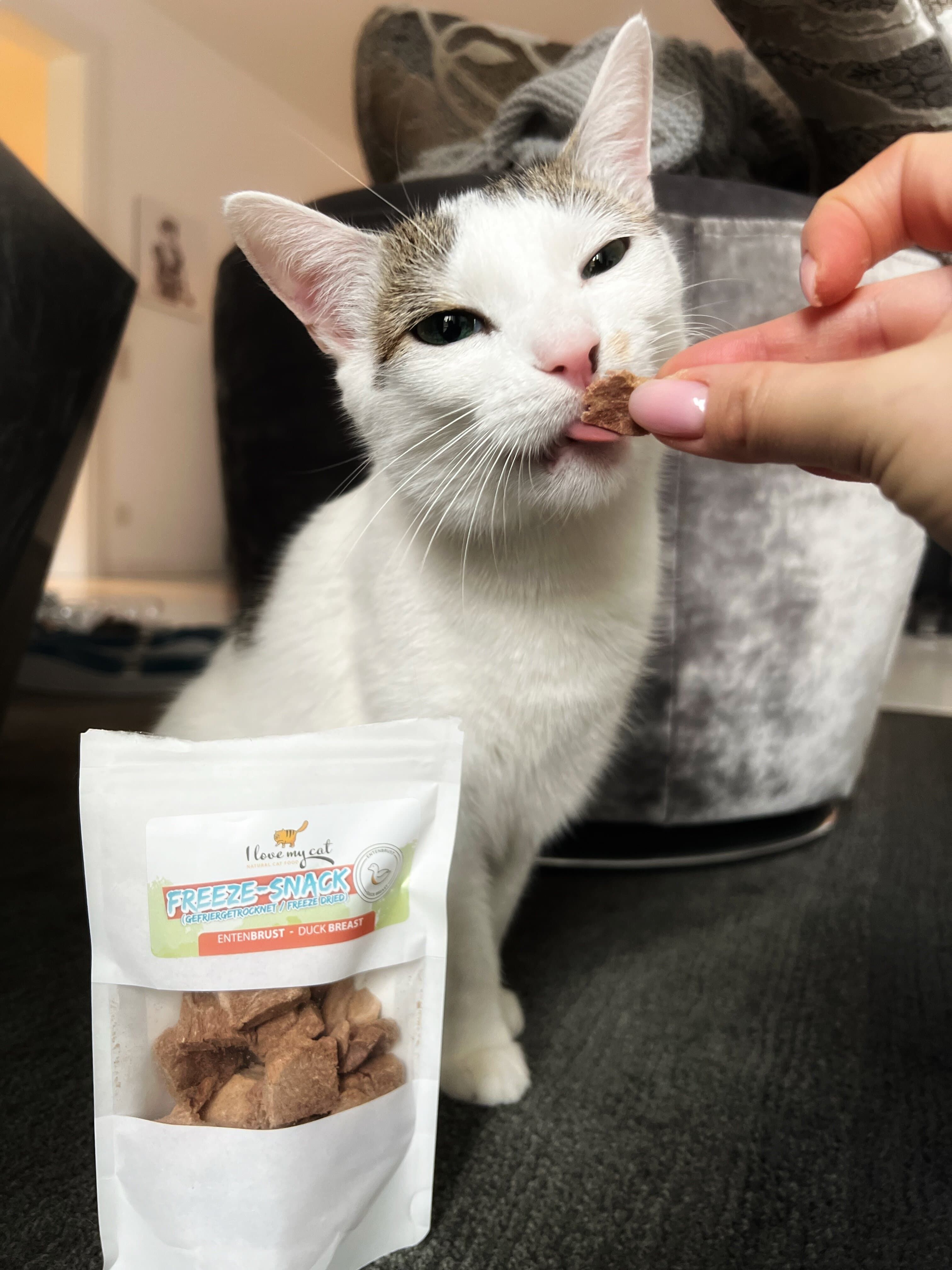 I love my cat Freeze-Snack für Katzen - Entenbrust (gefriergetrocknet)