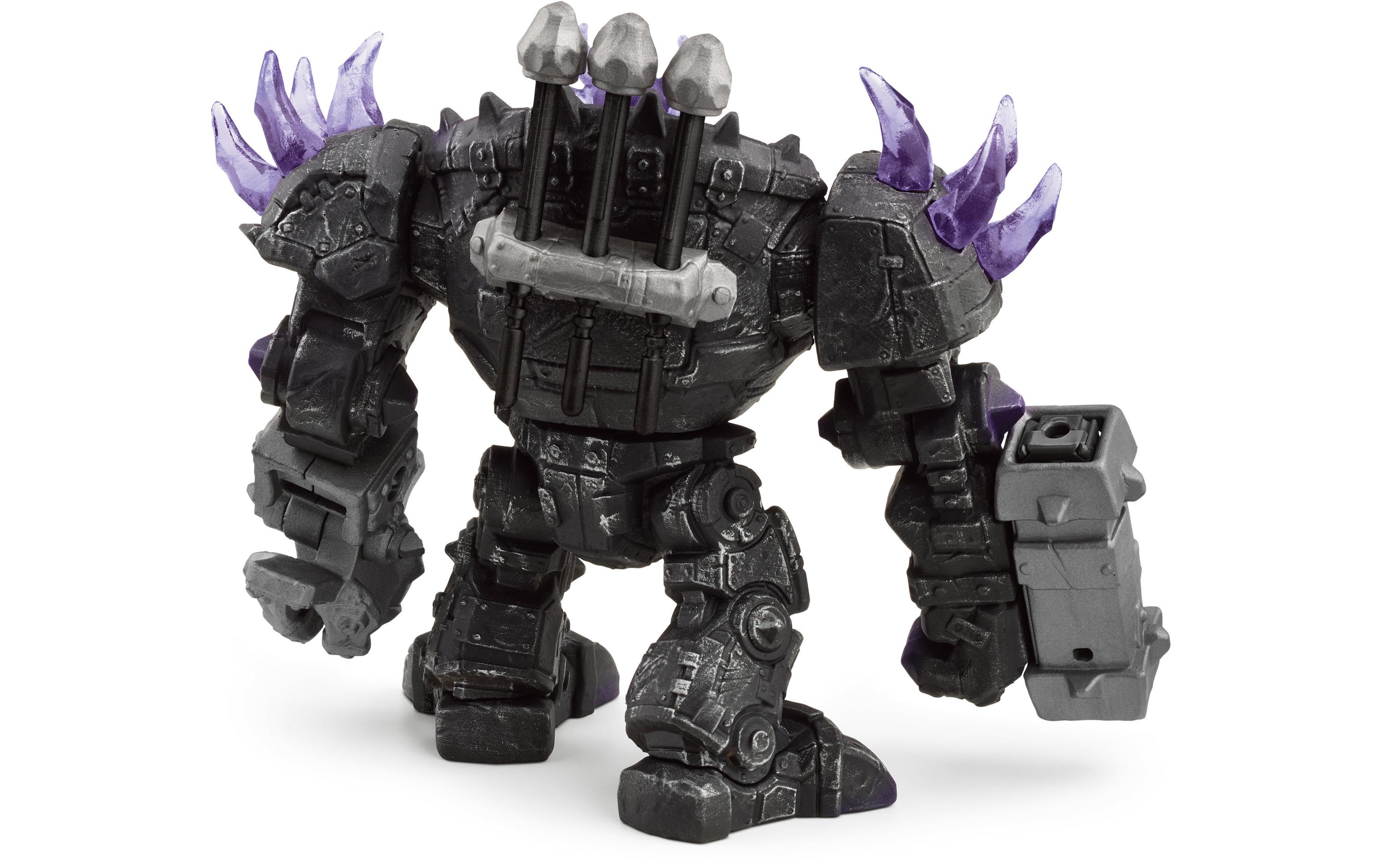 Spielzeugfigur Eldrador Schatten Master RoboterSpielfigur mit Mini-Kreatur