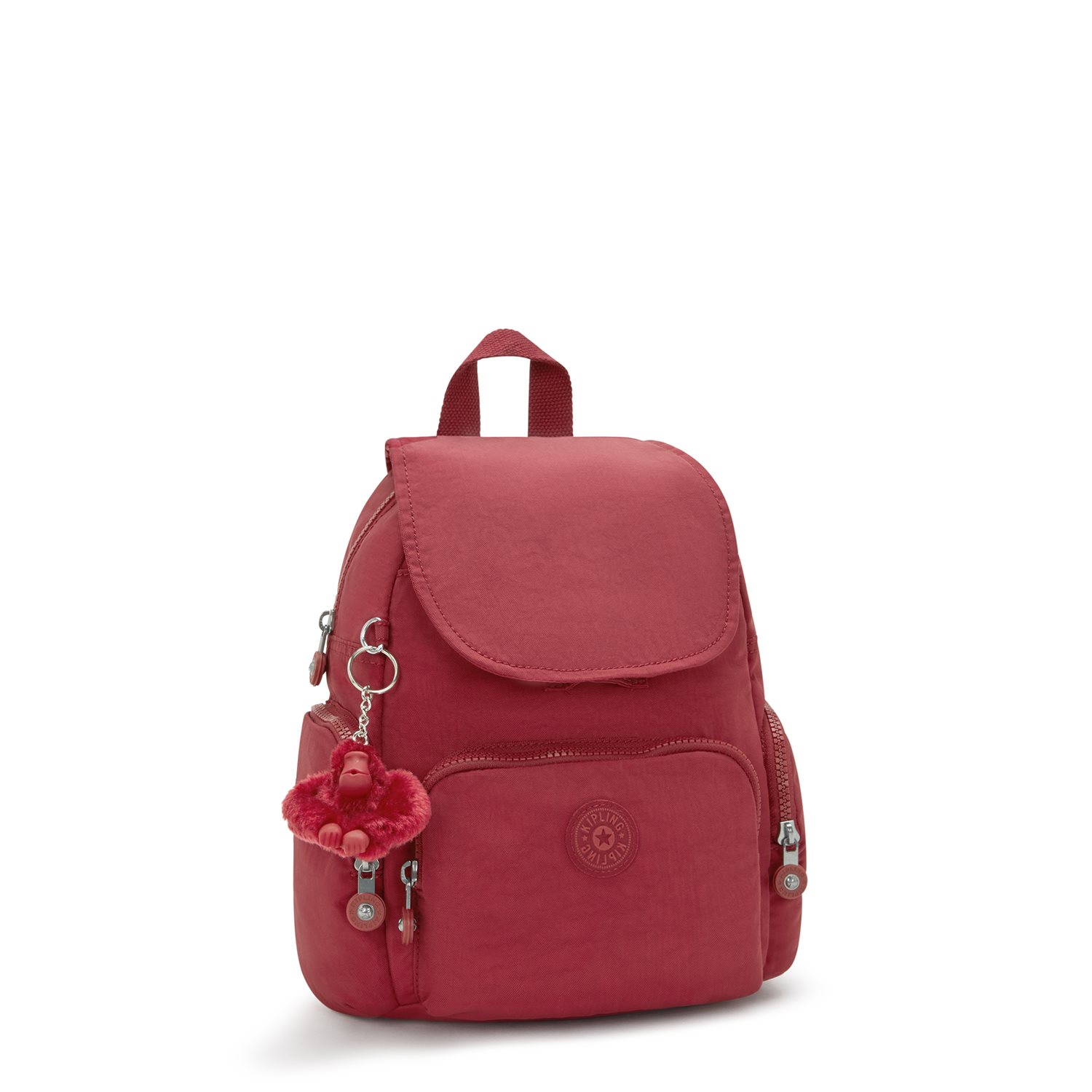 Kipling City Zip Mini funky red