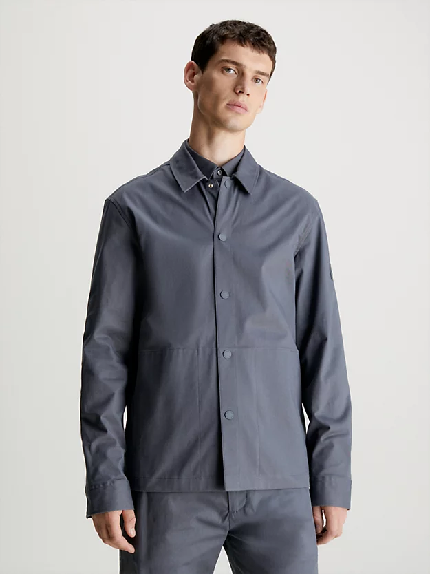 Camisa de sarja de algodão