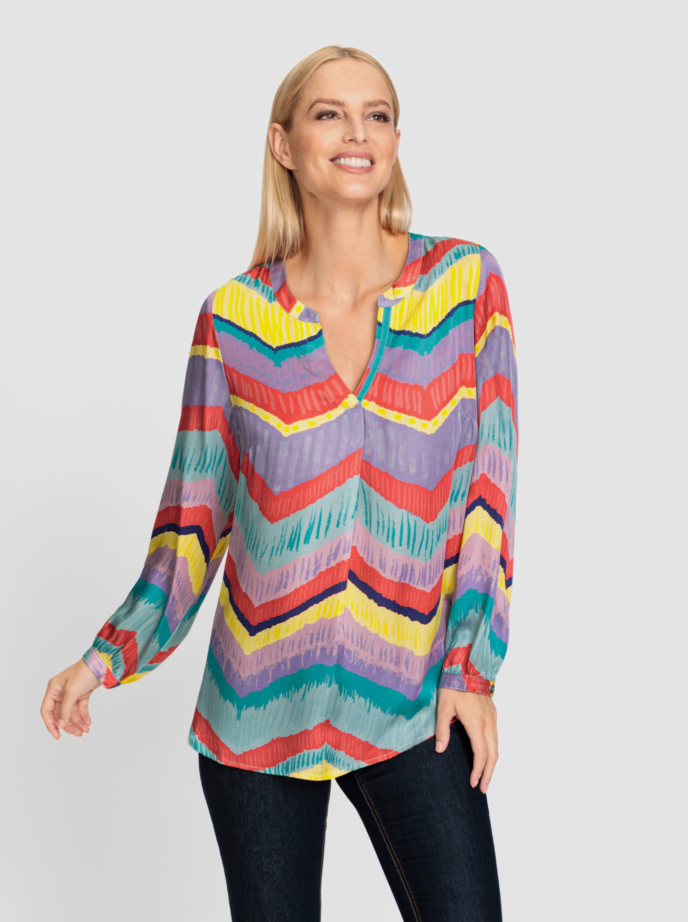 Druckbluse