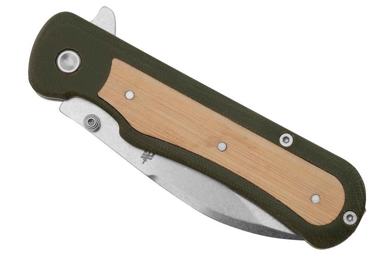 Gerber Confidant Bamboo 1066477 OD Green G10, Bamboo Inlay, zakmes