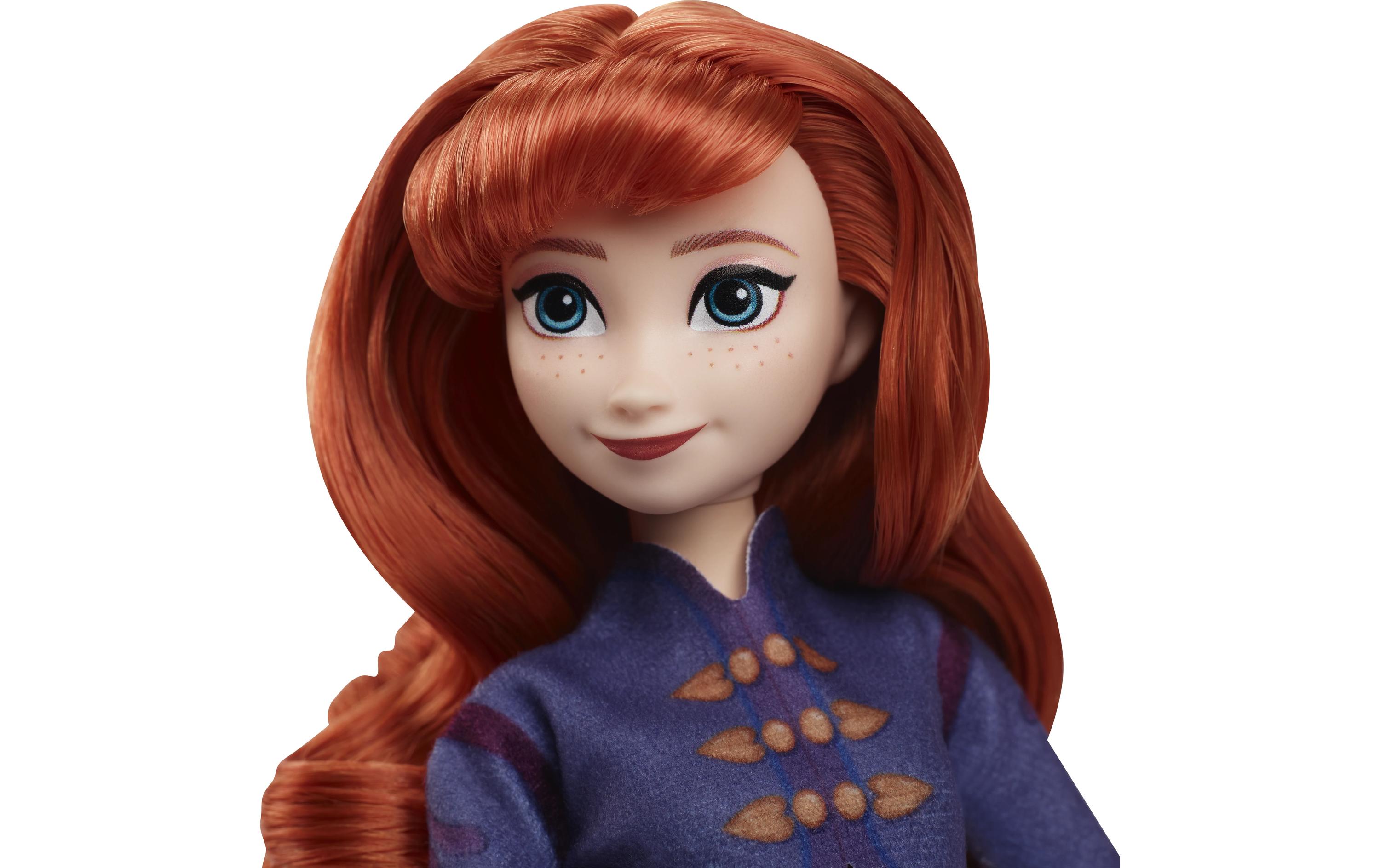Puppe Disney Frozen Icy Ice Skating AnnaEisläuferin mit glänzenden Haaren