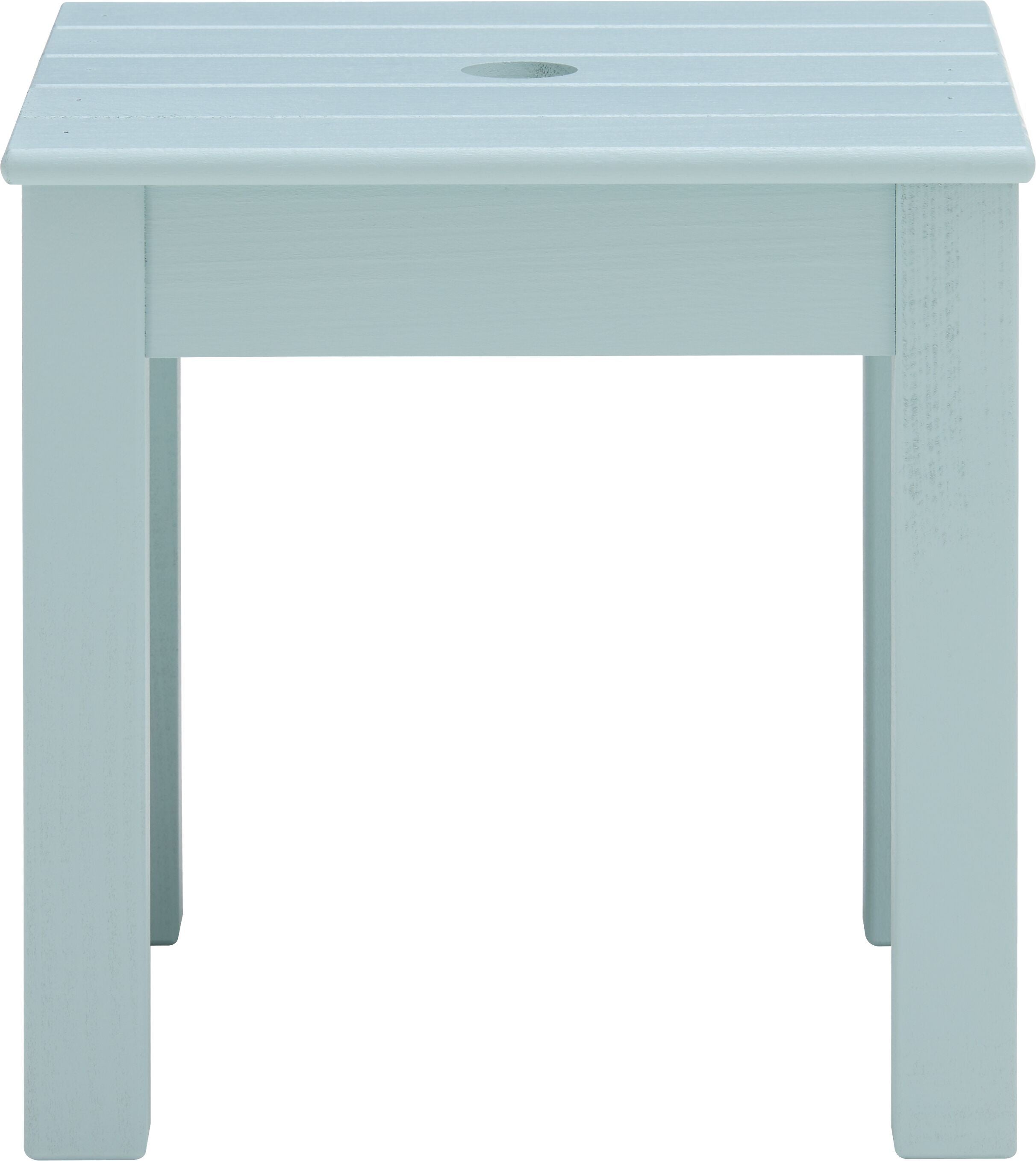 TEDDY Kinder-Taburettli - Blau / B: 25.0 cm x T: 25.0 cm x H: 25.5 cm