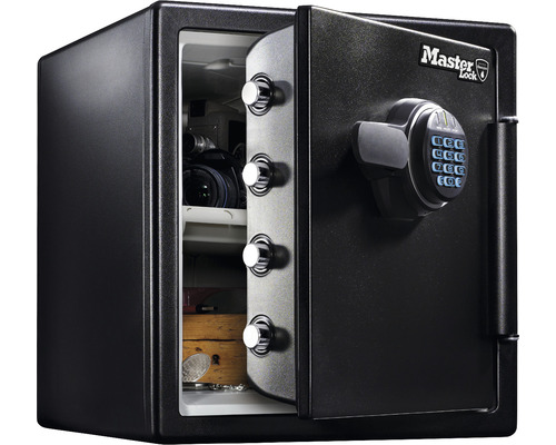 Master Lock LFW123FTC zwarte meubelkluis met elektronisch slot