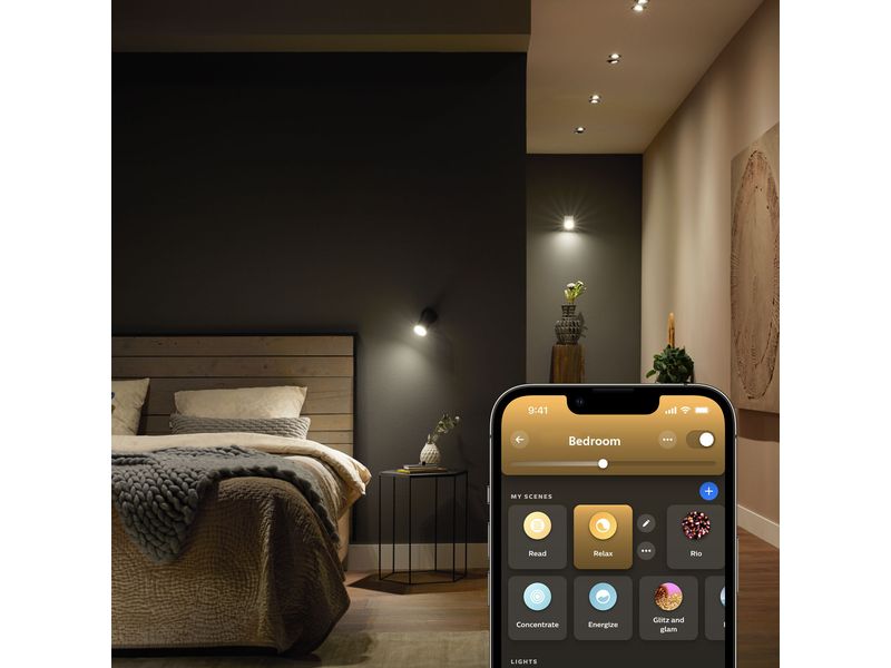 Philips Hue White Ambiance GU10 Einzelpack Schönere Momente in smarter Beleuchtung