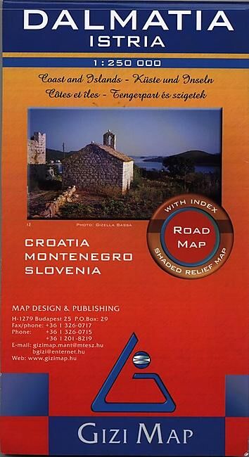 GIZI - DALMATIE ISTRIA 1 250 000 E GIZI