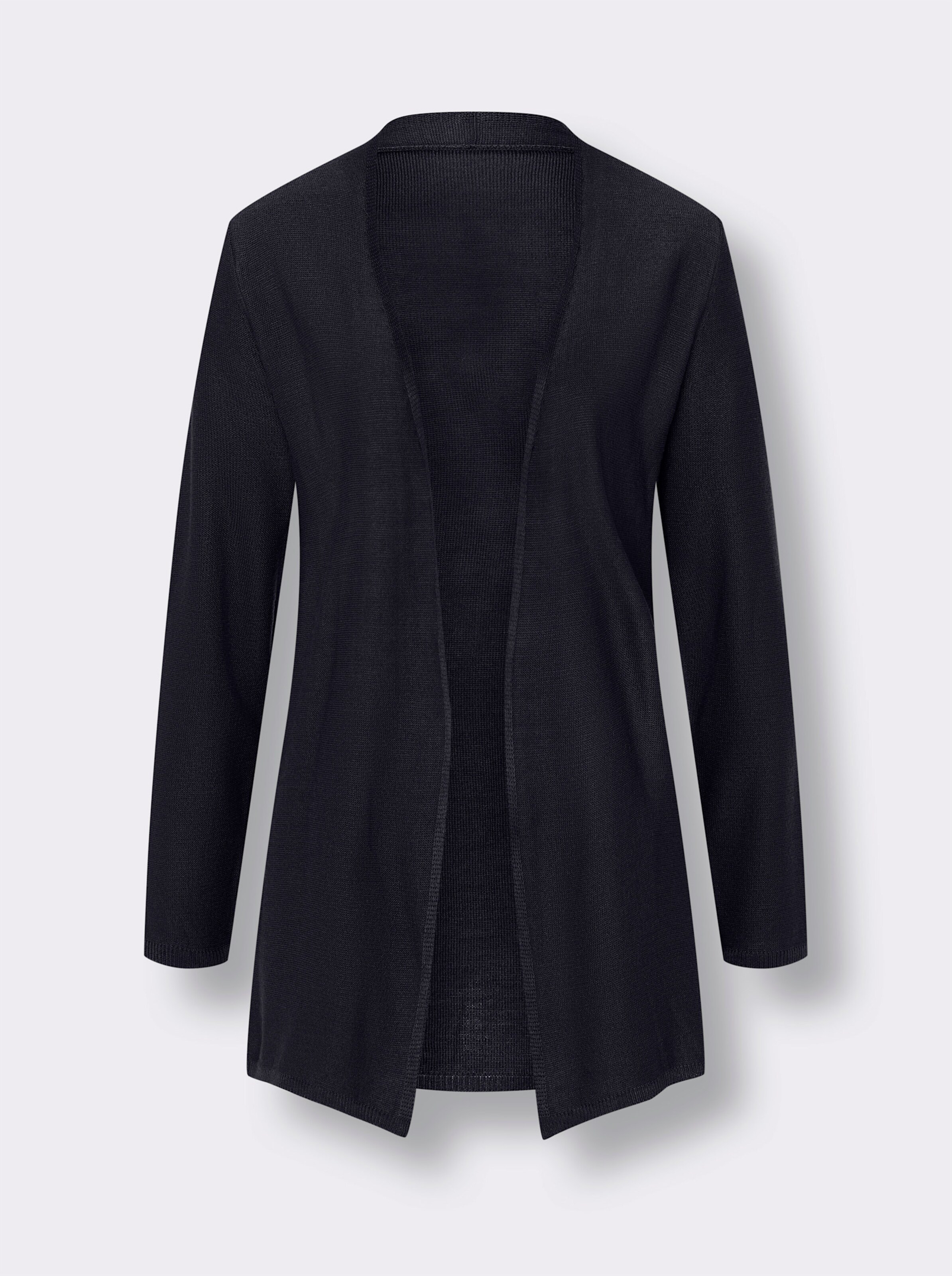Long-Strickjacke