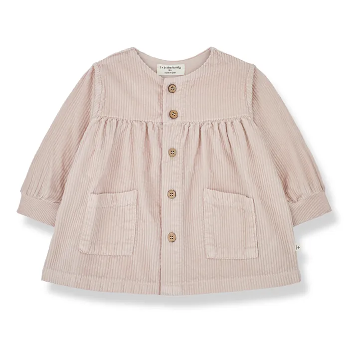 1+ in the family Robe Velours Côtelé Silke | Rose pâle