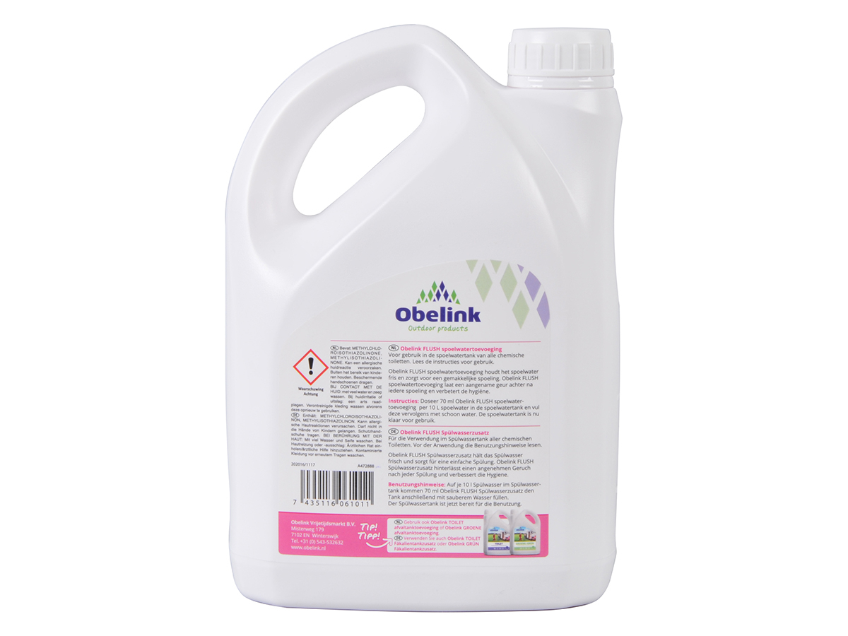 Obelink Blue Toilet afvaltank- en Flush spoelwatertoevoeging