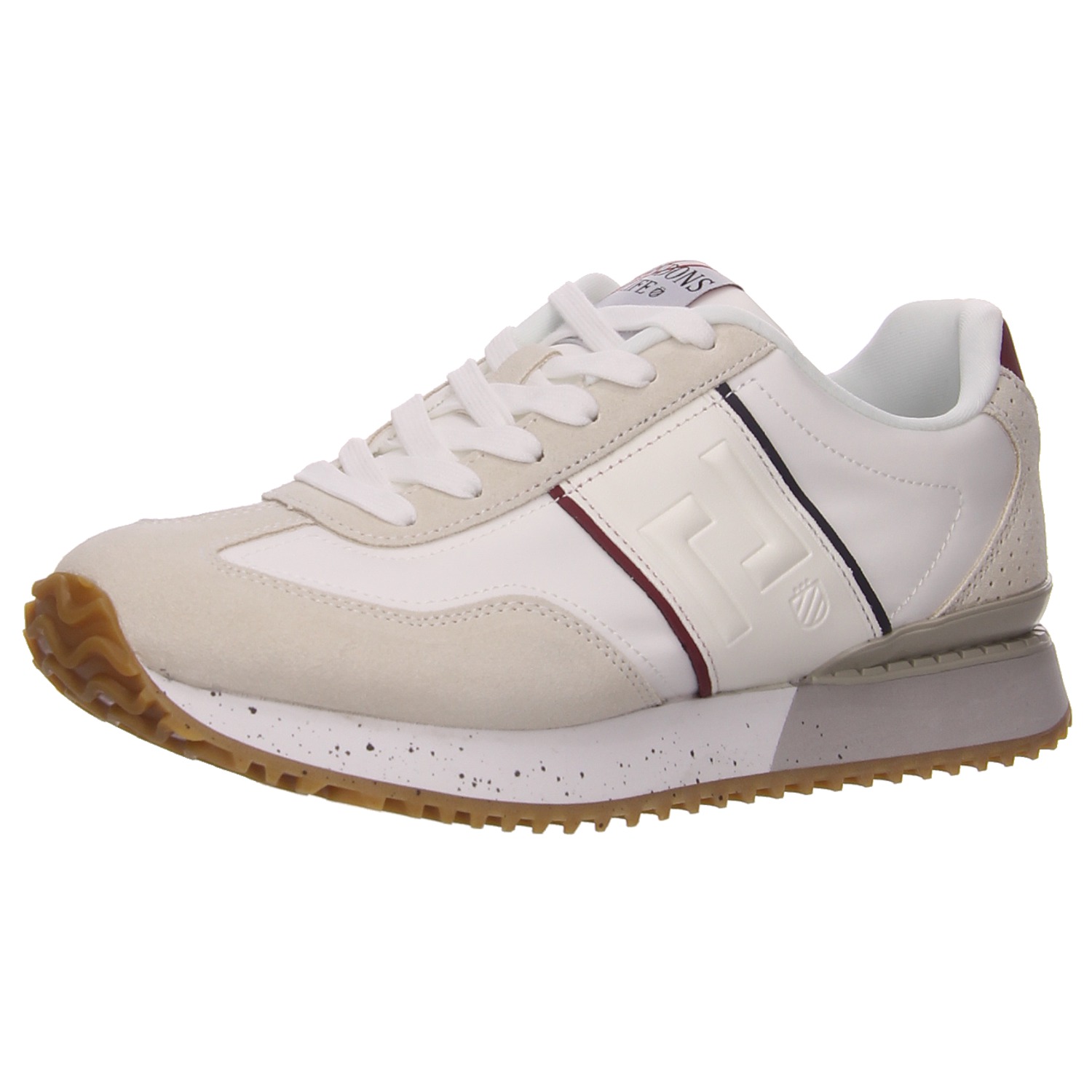 HBH Herrenschnürschuh weiß/kom weiss/weiss kombi