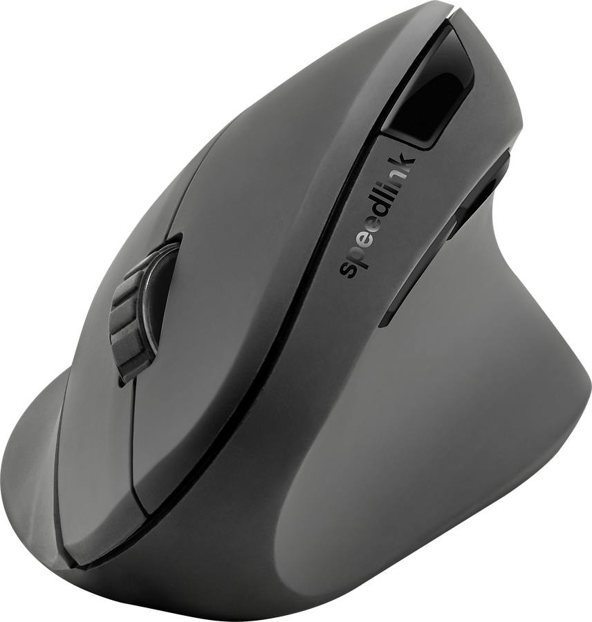 SPEEDLINK PIAVO Ergonomic Vertical Mouse - Wireless, rubber-black