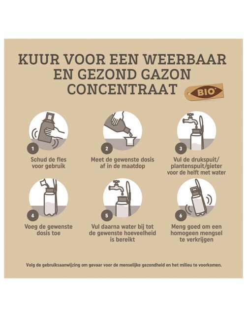 Pokon Bio Kuur Weerbaar En Gezond Gazon - Insectenbestrijding - 500 ml