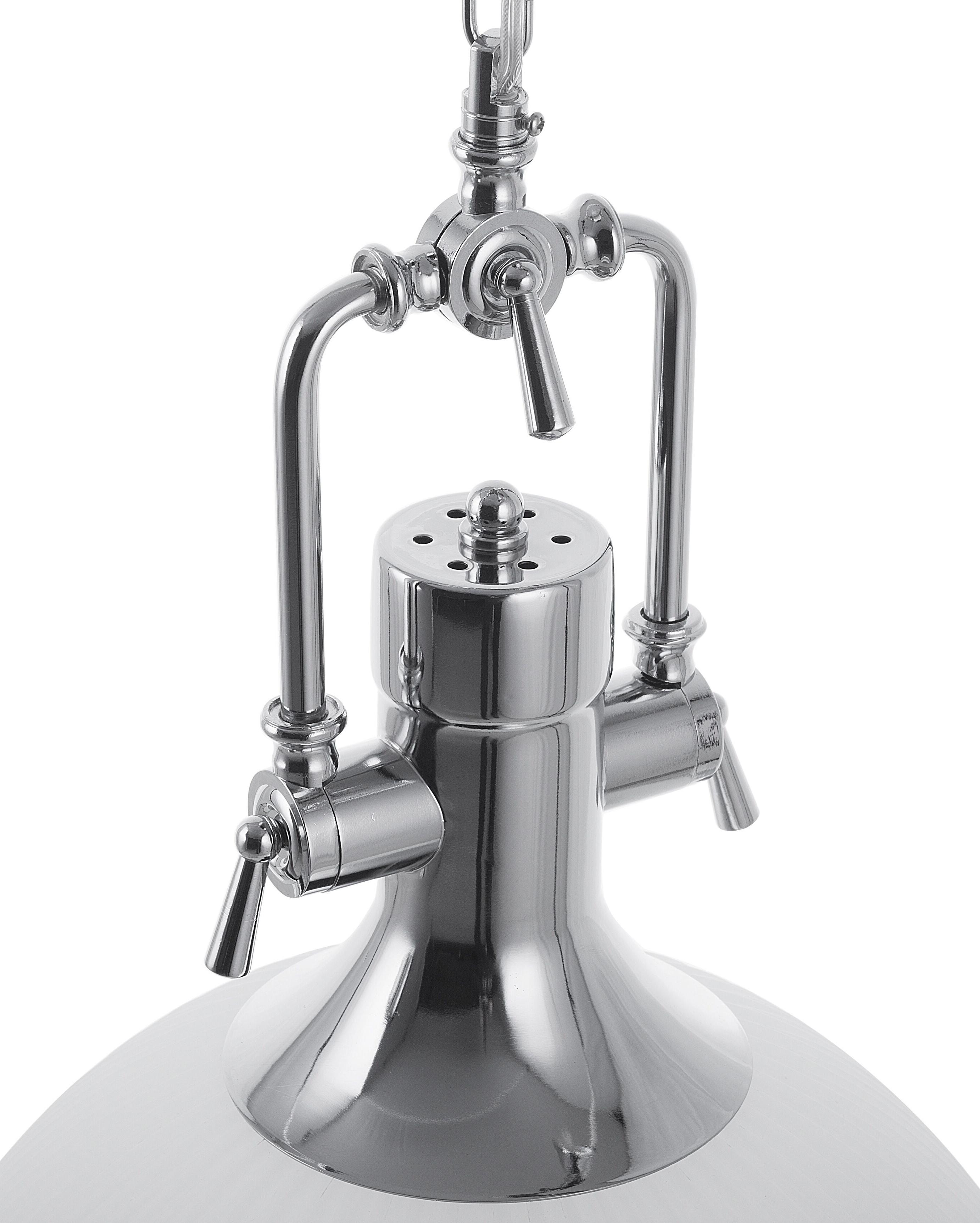 Hanglamp EBRON Glas Wit