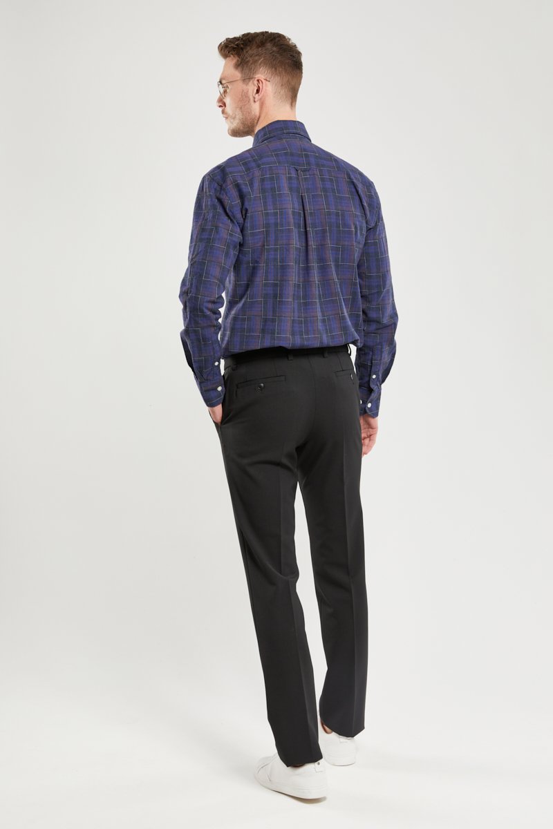 Pantalon de costume - laine et polyester