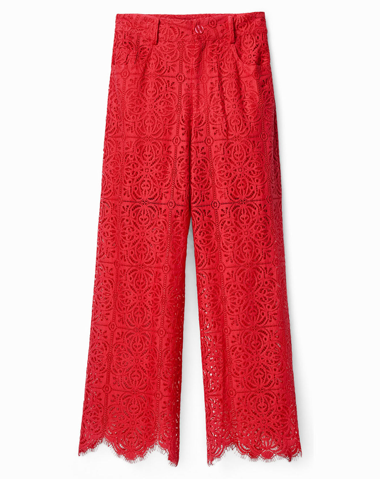 Desigual Pantalon Aline rouge