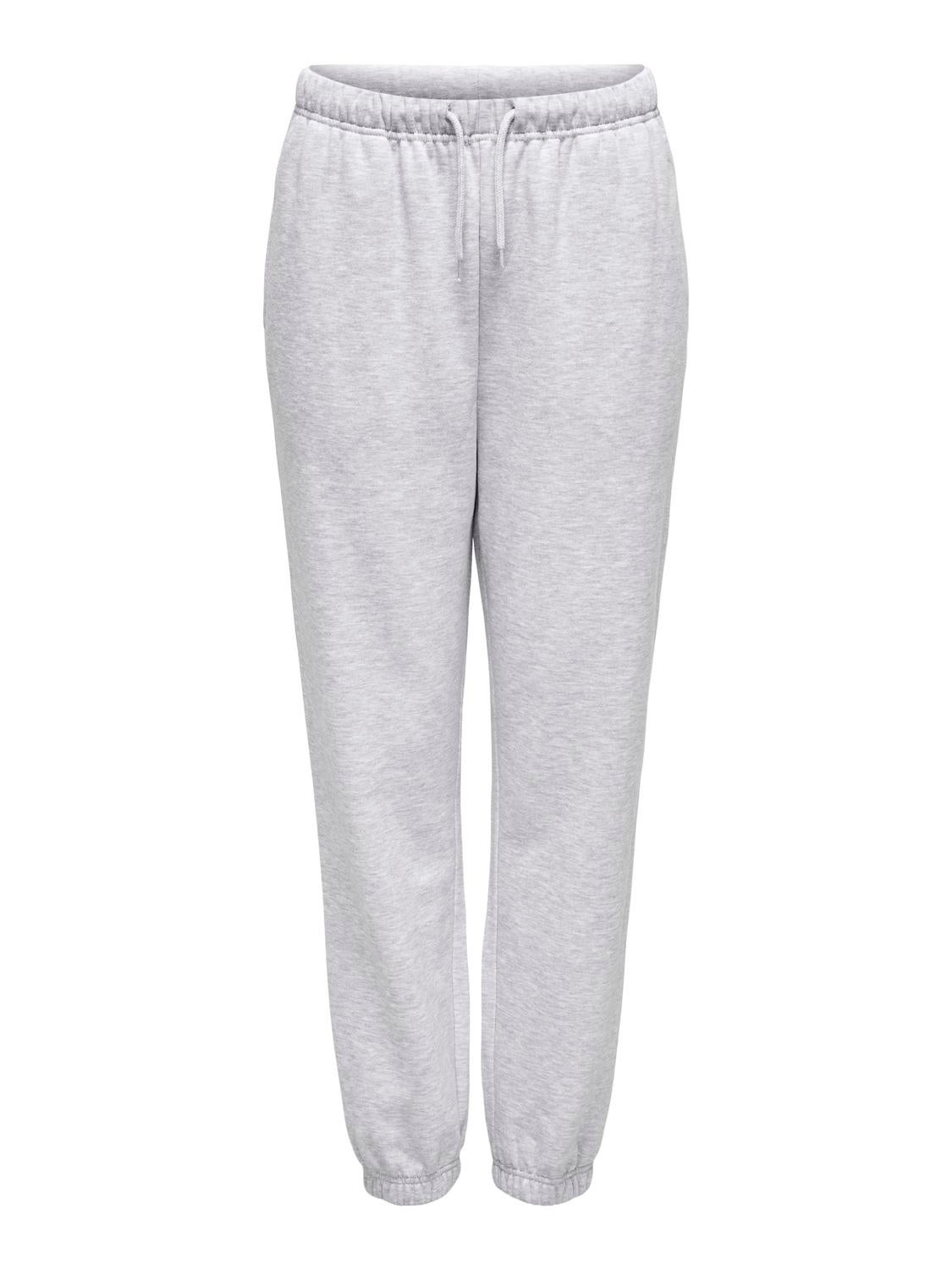 ONLFAVE Normal geschnitten Jogginghose Light Grey Melange