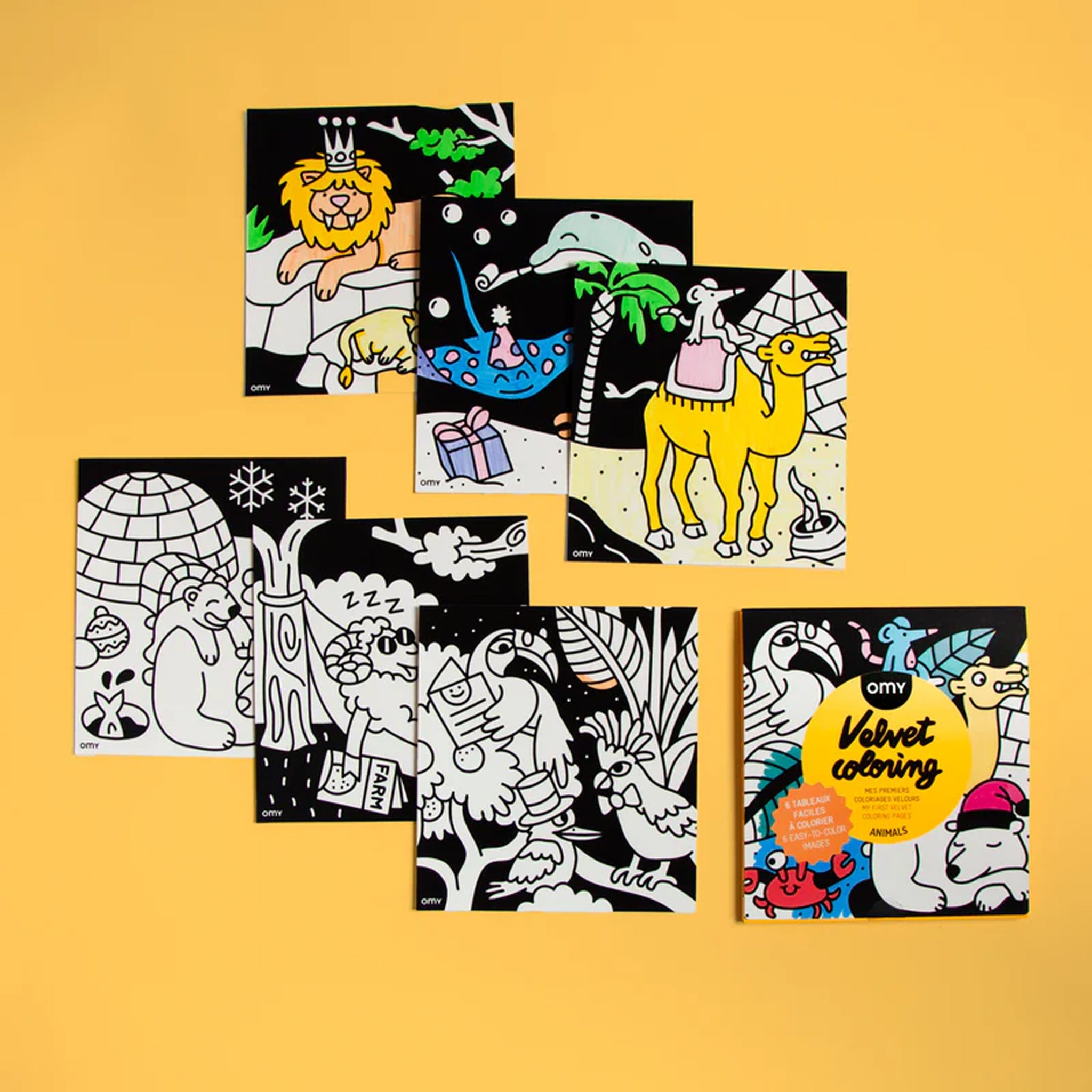 Ausmalbilder Velvet Animals