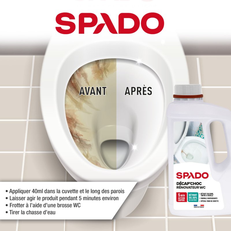 Renovateur wc décap'choc - Flacon de 1 L