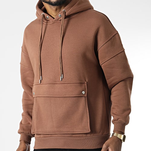 Sweat Capuche OTS 14 Marron