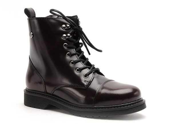 Margarita mariotti boots bottine plates femme doctor polido bordeaux