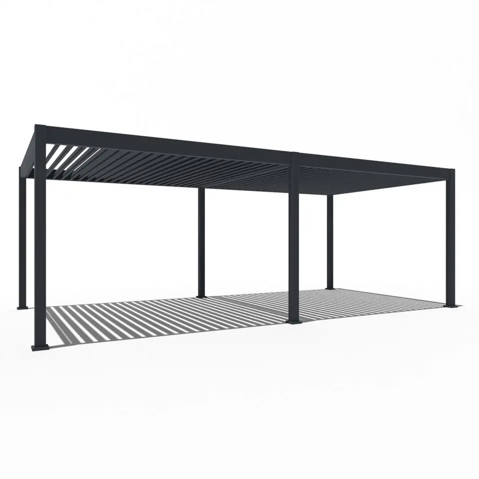Orion Deluxe overkapping elektrisch met LED 360 x 720 antraciet