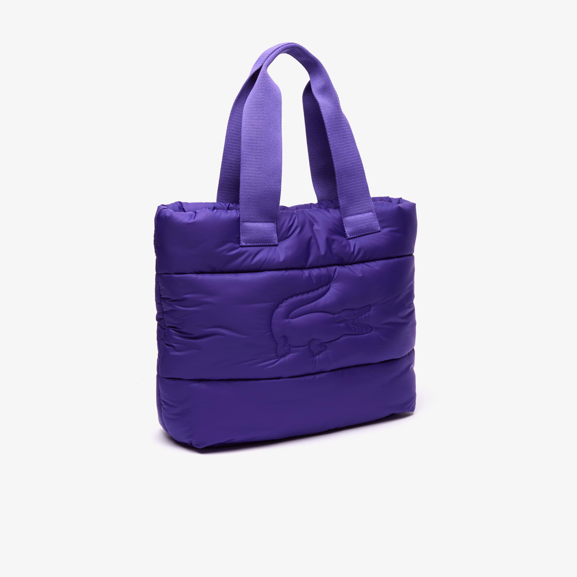 Sac cabas matelassé Puffy Croc Sacs - Violet - Lacoste - Unisex