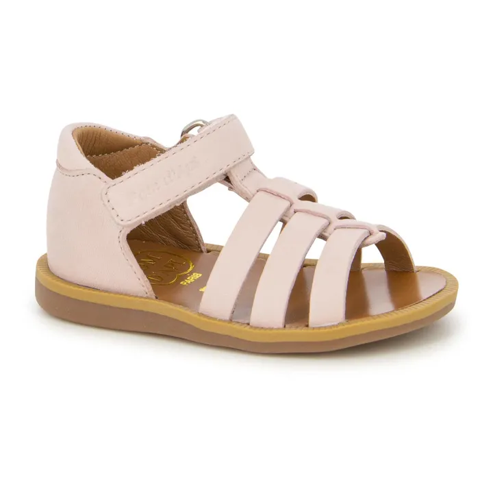 Pom d'Api Sandales Poppy Strap | Rose poudré