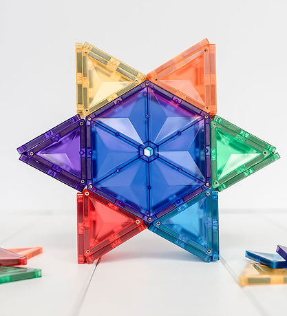Connetix Magnetset - 30 Teile - Rainbow Geometriepaket