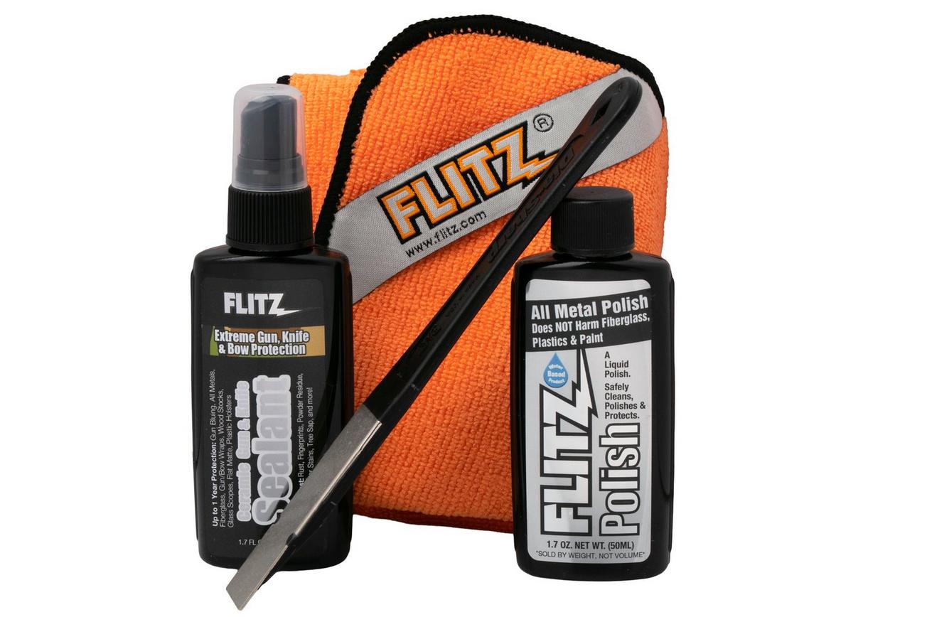 Flitz-messenrestauratieset, vierdelig