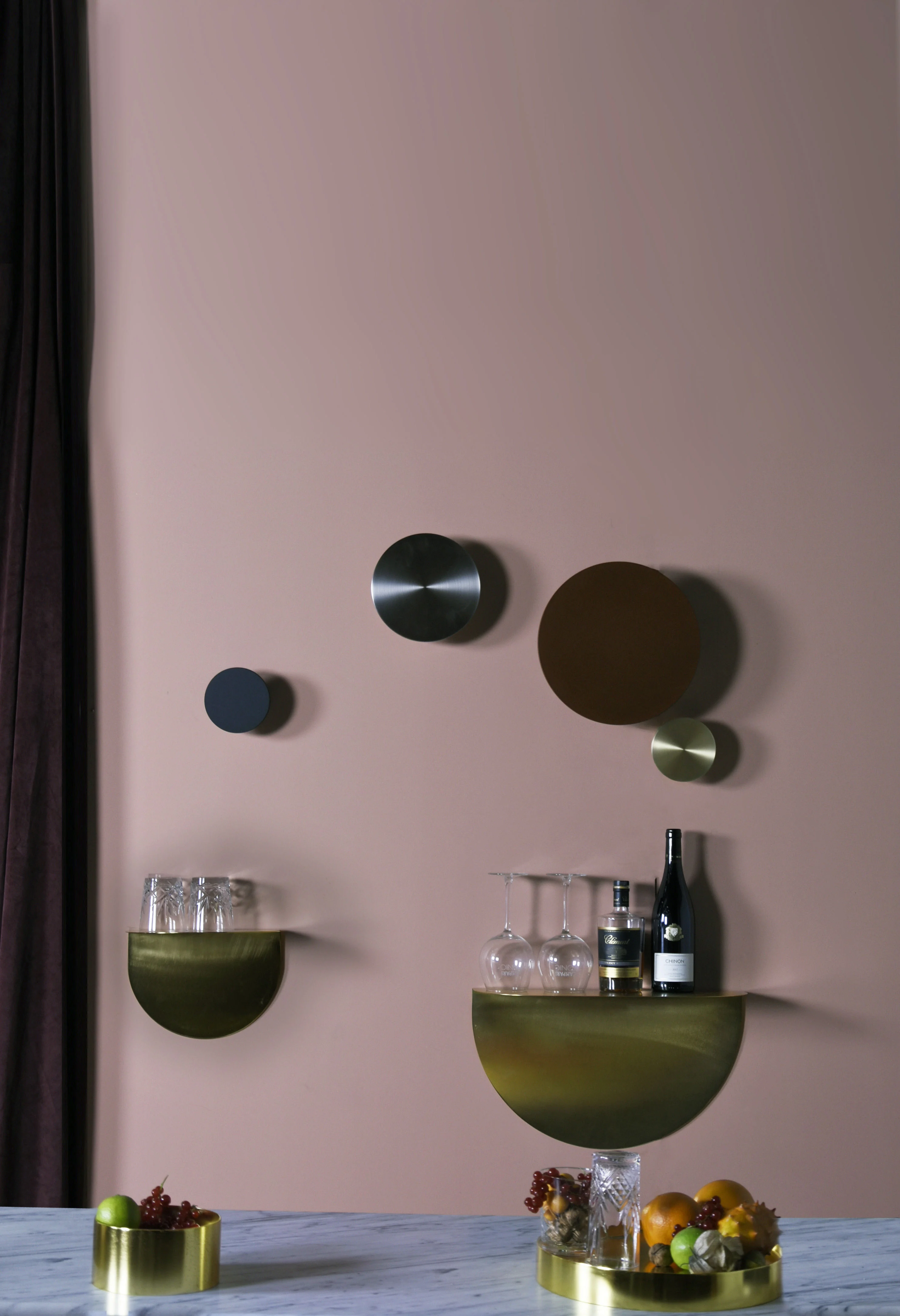 ZENITH SMALL - Applique métal | Doré