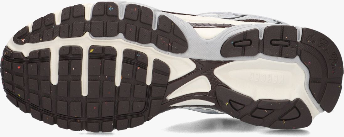 bruine mercer amsterdam lage sneakers the re-run white silver