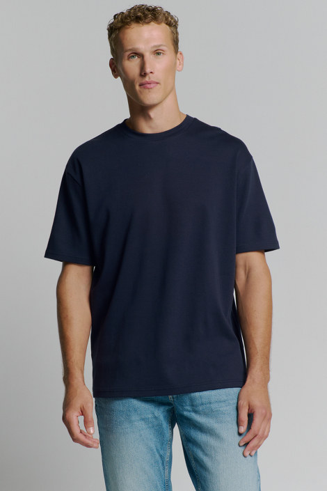 NO-EXCESS blauwe heren t-shirt
