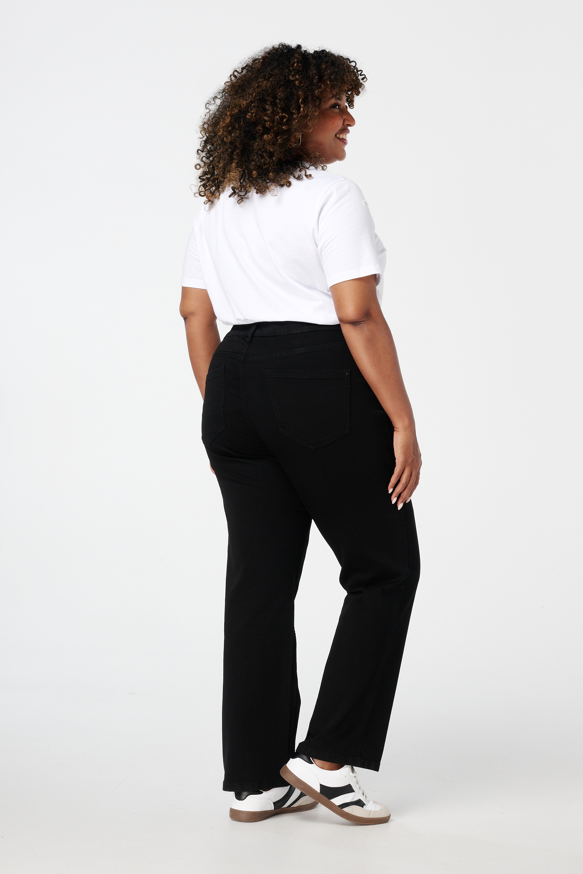 Straight leg jeans LILY Zwart