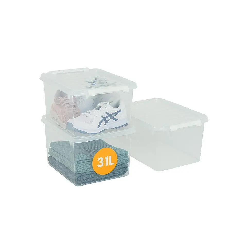 SmartStore Stevige Opbergbox 31L Set van 3 - 50x39x26cm
