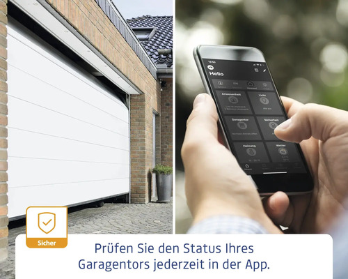 EcoStar homee Brain smart home hub voor garagedeuren en poortaandrijvingen LIFTRONIC 700 II en LIFTRONIC 800 II