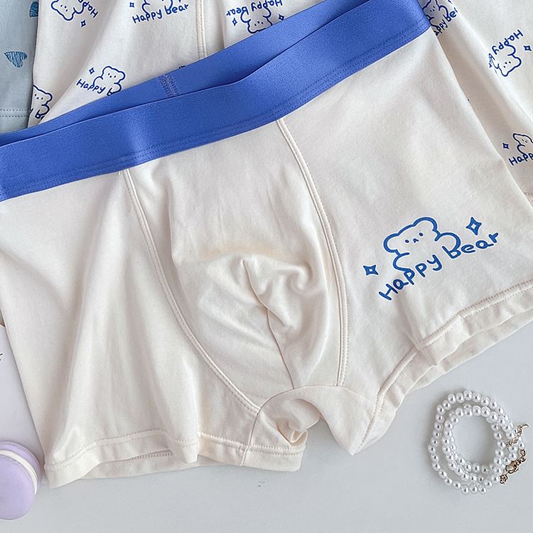 Pancherry - Cartoon Print Boxershorts / Set