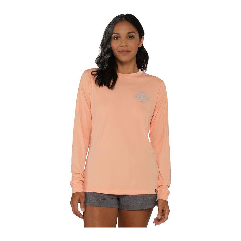 Salty Crew SUN RAYS - Tee-shirt Femme apricot