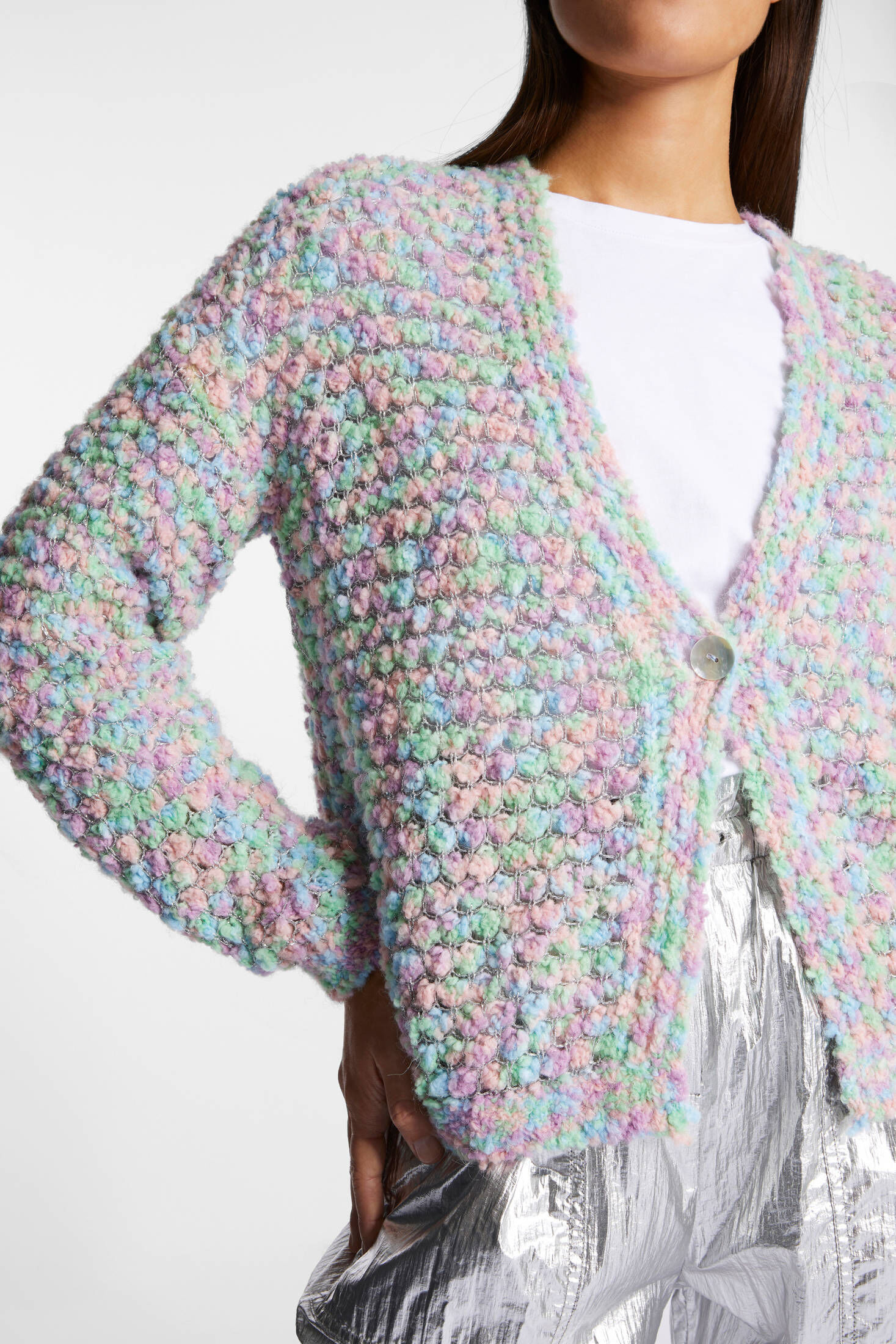 Rich & Royal| Damen Strickjacke BUBBLKE KNIT CARDIGAN