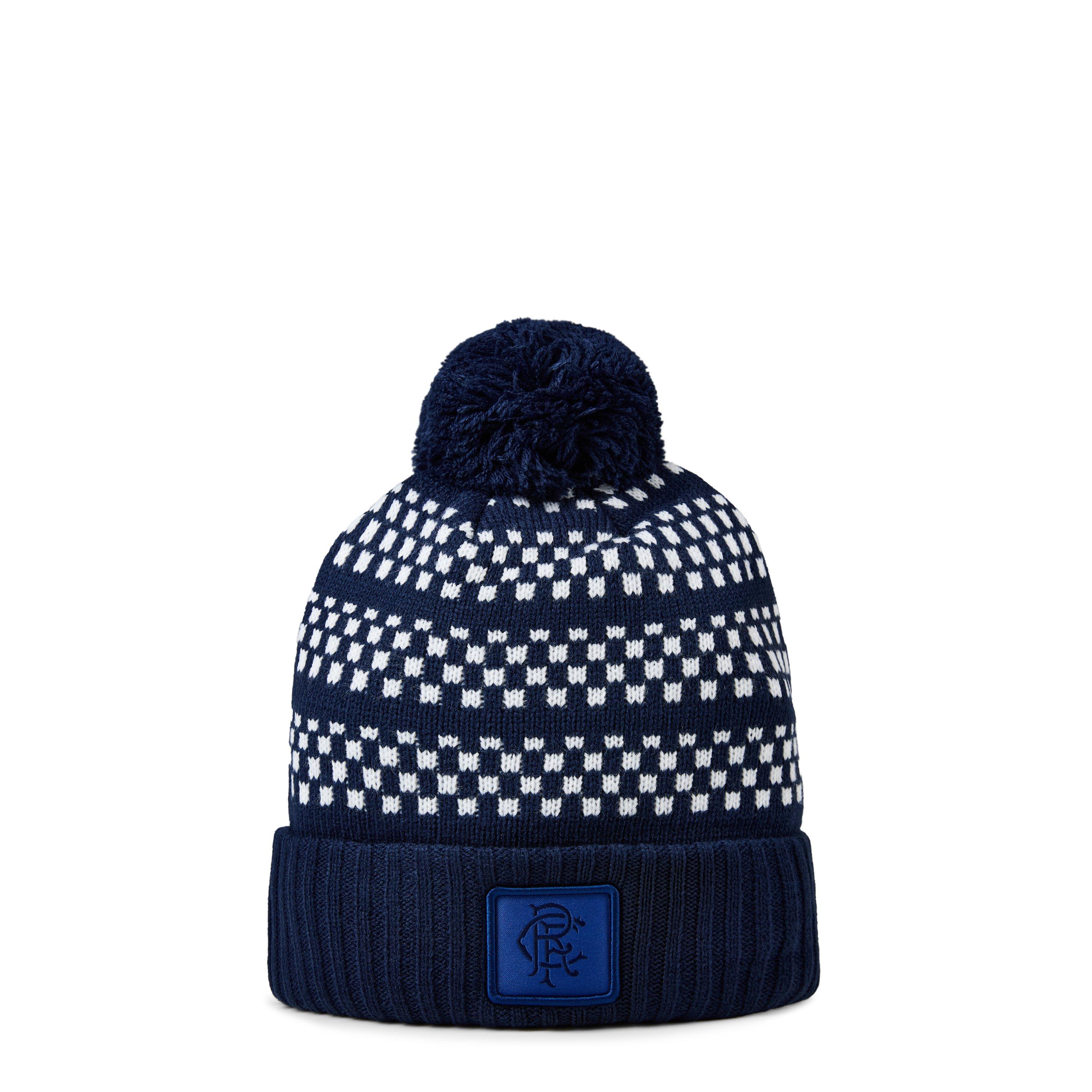 Castore Rangers Knit Bobble Hat Adults
