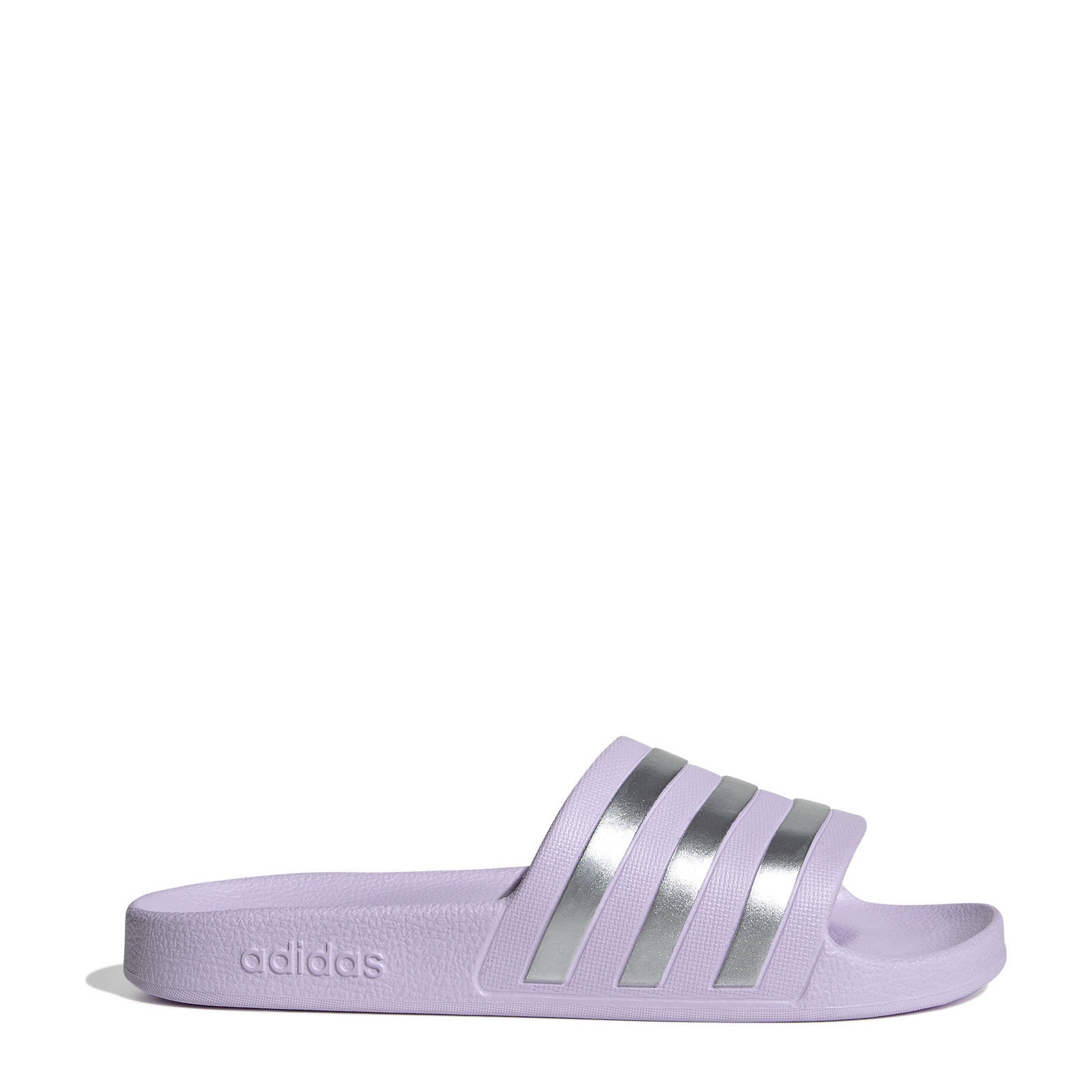 adidas Adilette  badslippers lila/zilver