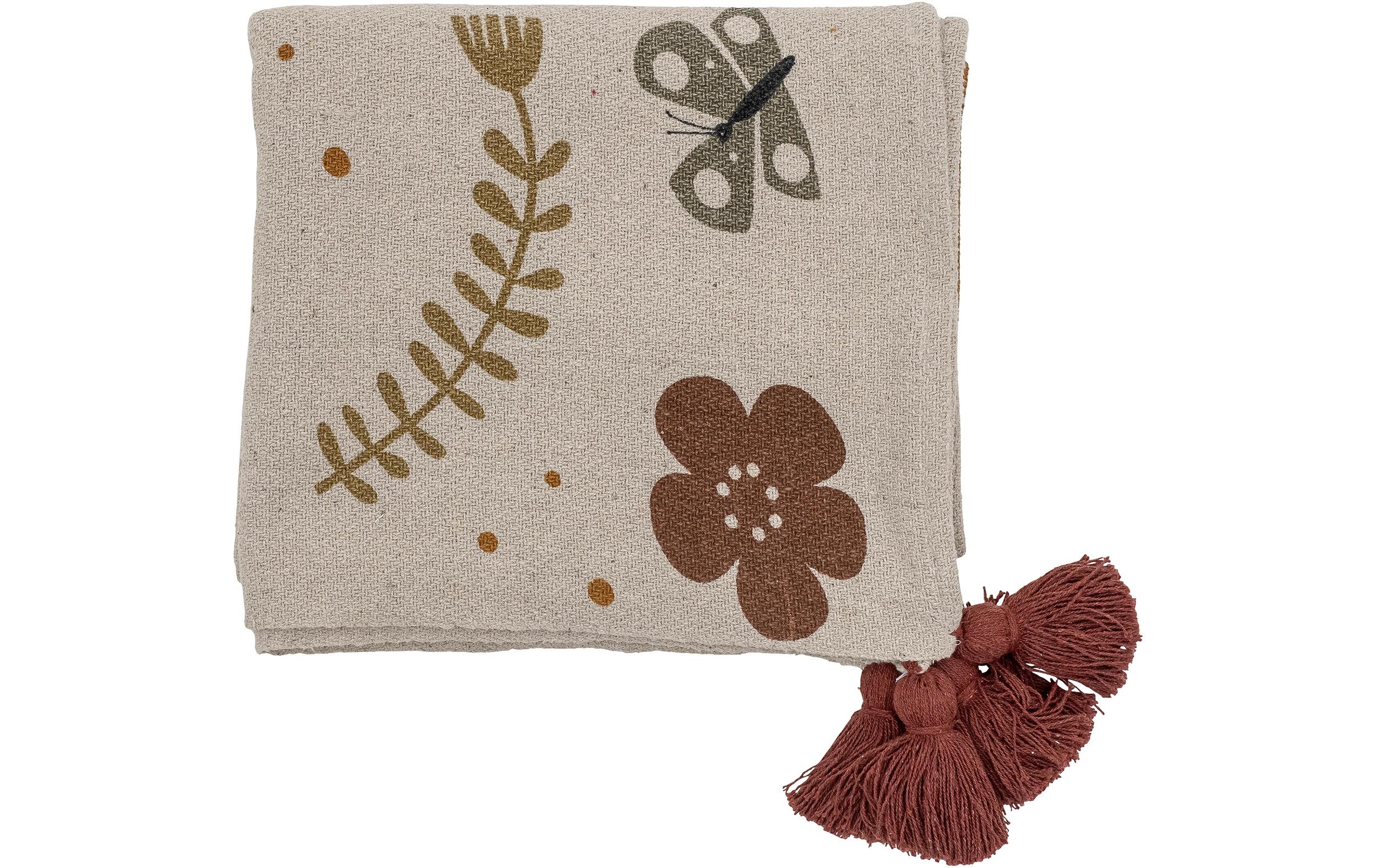 Kuscheldecke Bryn 160 x 130 cmDecke zum Kuscheln aus recycelter Baumwolle und Polyester
