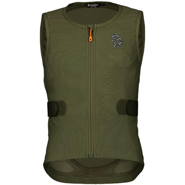 Dorsale snowboard SCOTT VEST AIRFLOW JR DOUGLAS GREEN/ORANGE