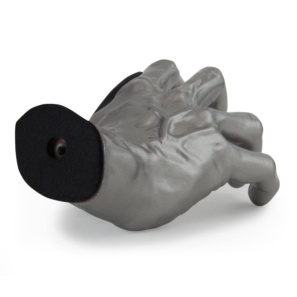 GuitarGrip Male Hand Silver Right gitaarhanger