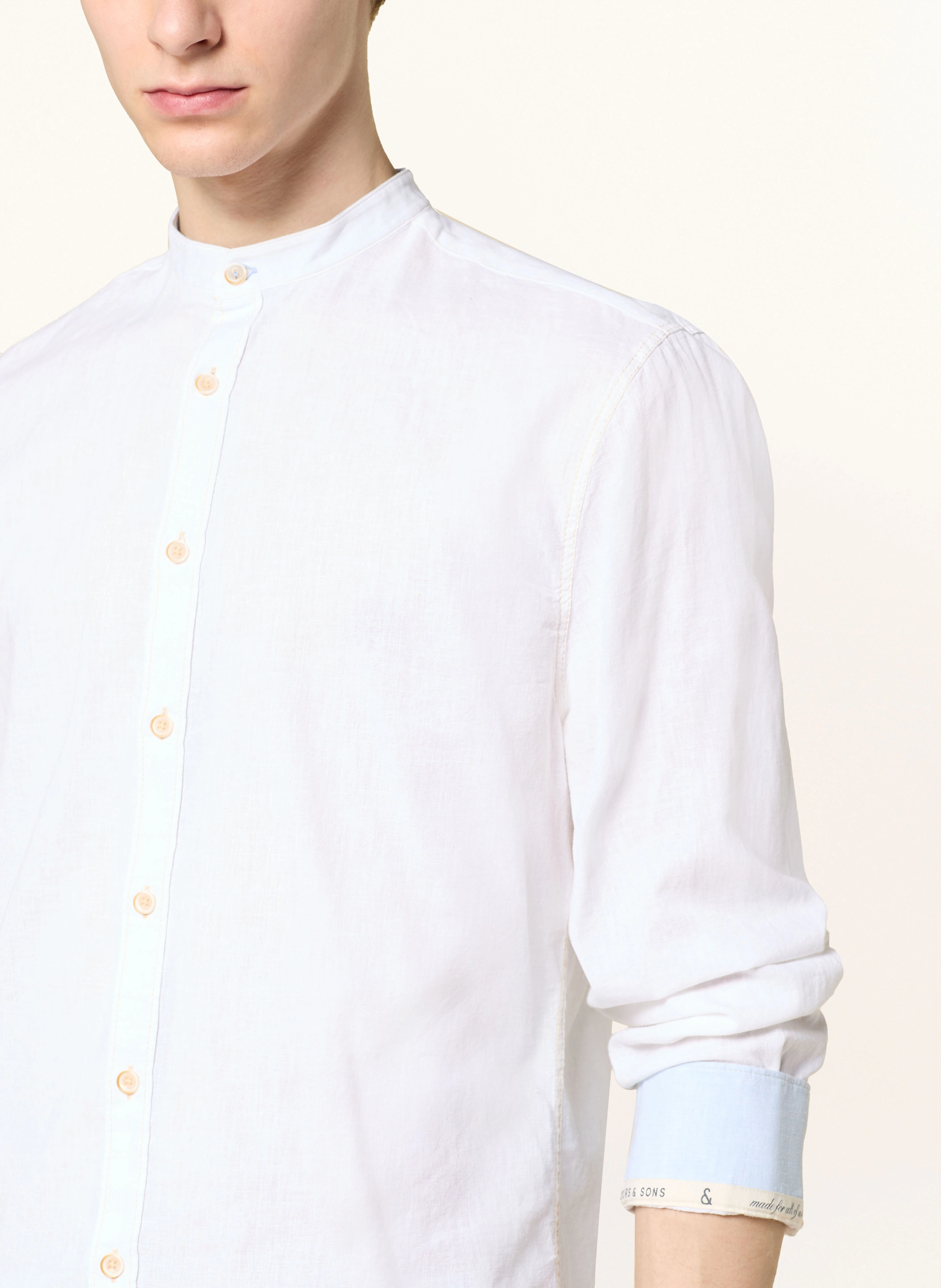 COLOURS & SONS Hemd Regular Fit mit Leinen